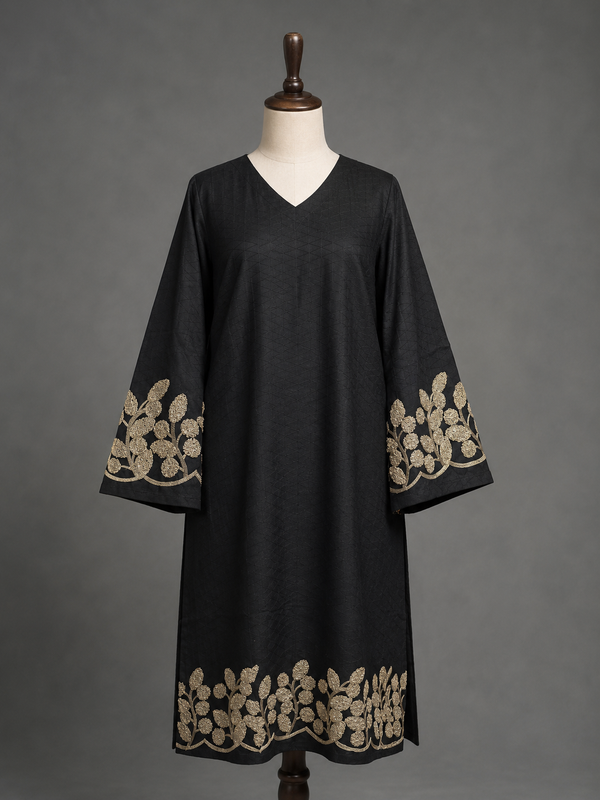 Resham Bloom Black