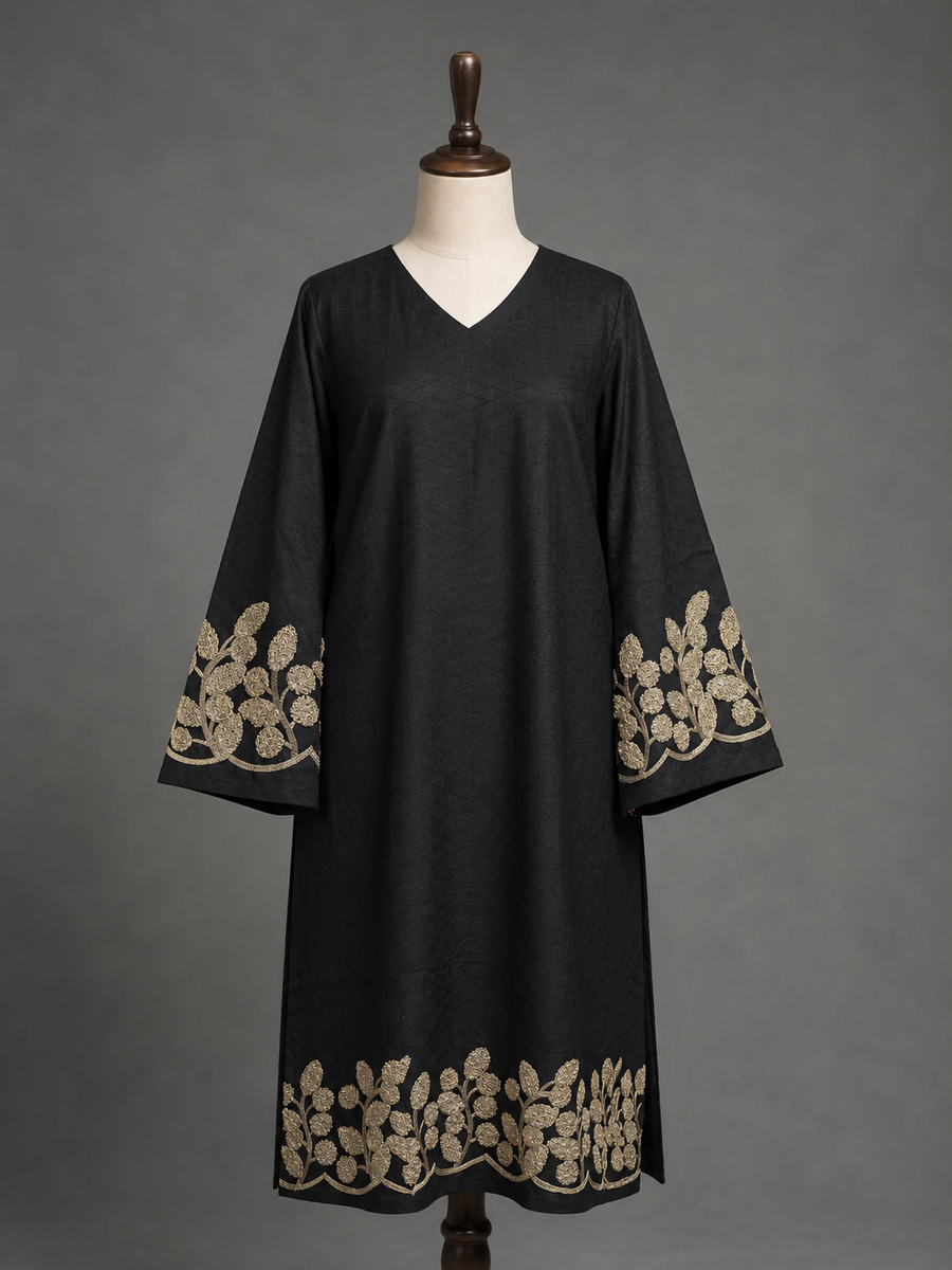 Resham Bloom Black